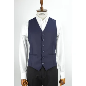 Kadir Büyükkaya Modern ve Şık Slim Fit Viskon Erkek Yelek - KAV1600W