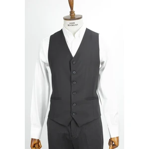 Kadir Büyükkaya Modern ve Şık Slim Fit Viskon Erkek Yelek - KAV1600W