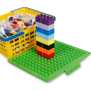 Birlik Oyuncak Bi-Blocks Sepetli Araçlı Yaratıcı Bloklar 58 Parça Sarı