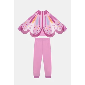 Kız Çocuk Wonderful Wings Pembe Pijama Takımı