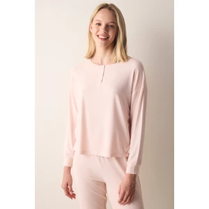 Mia Pink Pembe Pantolon Pijama Takımı