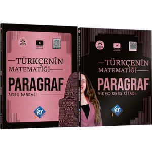 Kr Akademi Yayınları Gamze Hoca Türkçenin Matematiği Tüm Sınavlar Için Paragraf Video Ders Kitabı & Soru Bankası Seti