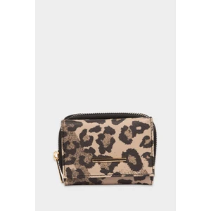 Kadın Leopar Desenli Suni Deri Cüzdan