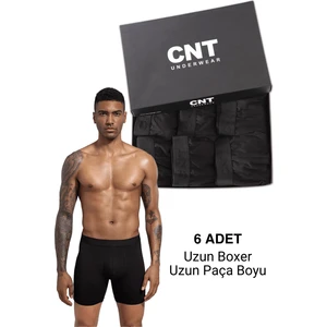 Erkek Likralı 6'lı Boxer Premium Paket