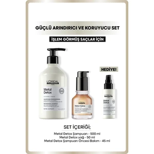 L'Oréal Professionnel Işlem Görmüş Saçlar Için Güçlü Arındırcı Ve Koruyucu Set