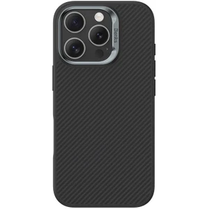 iPhone 16 Pro Max Kılıf Karbon Fiber Magsafe Şarj Özellikli  Hybrid Armorpro 600D Kevlar Siyah