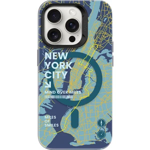 iPhone 16 Pro Max Uyumlu Kılıf Magsafe Şarj Özellikli  City Serisi Kapak Mavi