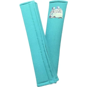 Emniyet Kemeri Konfor Kılıfı (Yumuşak ve Şık Tasarım Turkuaz Baskılı )