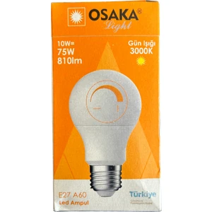 10W (75W) 3000K (Günışığı) E27 Duylu Dim Edilebilir LED Ampul