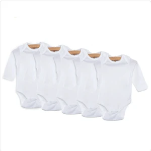 For My Baby 5li Beyaz Body Uzun Kollu Unisex