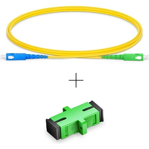 Evlere Kadar Fiber Fiber Internet Kablo Uzatma Paketi (Sc-Pc Sc-Apc Patchcord ve Konnektör)