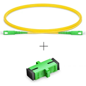 Evlere Kadar Fiber Fiber Internet Kablo Uzatma Paketi (Sc-Apc Sc-Apc Patchcord ve Konnektör)