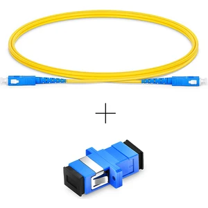 Evlere Kadar Fiber Fiber Internet Kablo Uzatma Paketi (Sc-Pc Sc-Pc Patchcord ve Konnektör)