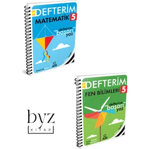 Arı Yayıncılık 2025 Yeni Müfredat 5.sınıf Matematik Defterim—fen Bilim Defterim Set