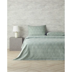 English Home Flower Shade Kolay Ütülenir Tek Kişilik Nevresim Takımı Yeşil