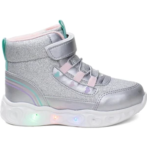 Kids Patik Kız Çocuk Klasik Bot Gümüş