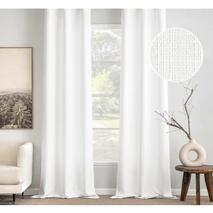 Keten Fon Perde - Naturel Keten Fon Perde Pilesiz Kornişli Keten Fonluk