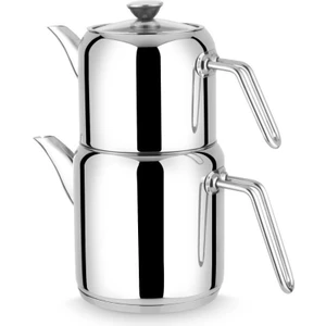 Rüya Ideal Boy Çelik Çaydanlık Takımı Metal Kulp