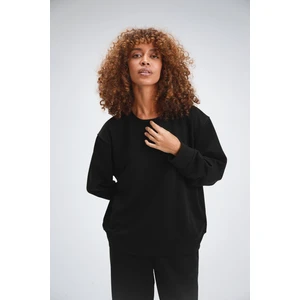 Kadın Timeless Oversize Siyah Sweatshirt