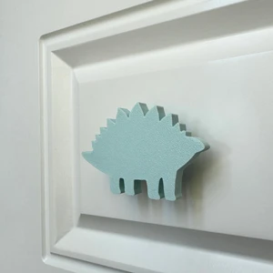 Pomerol mavi Dino 5 Dolap Kulpu -Çocuk Odası, Mutfak ve Banyo Için Modern, Sevimli ve Dayanıklı Mobilya Kulp