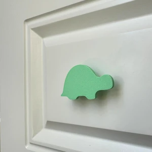 Pomerol yeşil Kaplumbağa Dolap Kulpu -Çocuk Odası, Mutfak ve Banyo Için Modern ve Dayanıklı Mobilya Kulp, Dh