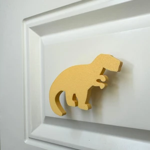 Pomerol sarı Dino 1 Dolap Kulpu-Çocuk Odası, Mutfak ve Banyo Için Modern, Sevimli ve Dayanıklı Mobilya Kulp