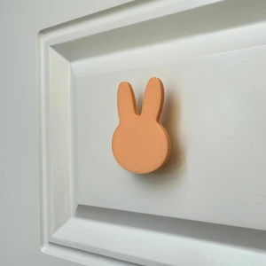 Pomerol turuncu Tavşan Dolap Kulpu - Çocuk Odası, Mutfak ve Banyo Için Modern, Neşeli Mobilya Kulp, Dh