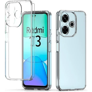 Xiaomi Redmi 13 4g Kılıf Kamera Korumalı Şeffaf Süper Silikon