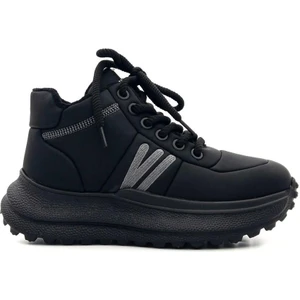 24K317-4 Kadın Hakiki Deri Boyunlu Kalın Taban Spor Ayakkabı