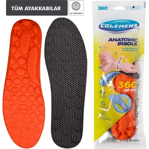 Colemens Yumuşak, Tam Ortopedik Anatomik Ayakkabı Iç Tabanlığı, Masaj Etkili,Rahat, Konforlu,Spor,Erkek, Kadın, Çocuk, Yetişkin