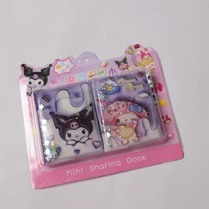 Sanrio Kuromi  Sulu Mini  2'li Stecker Defter 6  cm