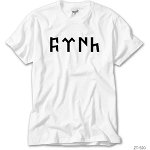 Crows Gate Türk Yazılı Siyah Tişört