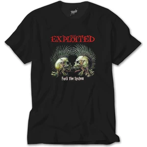 Crows Gate The Exploited Siyah Tişört