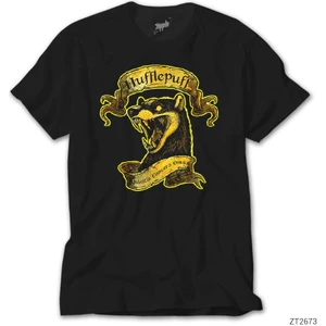 Crows Gate Hary P. Hufflepuff Official Siyah Tişört