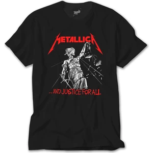 Crows Gate Metallica And Justice For All Siyah Tişört