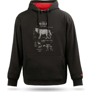 Anatomy Wolf Tasarım Sweatshirt Hoodie