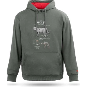 Anatomy Wolf Tasarım Sweatshirt Hoodie