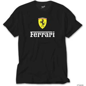 Crows Gate Ferrari In Italy Siyah Tişört