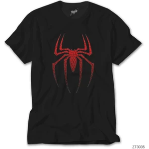 Crows Gate Spiderman Suit Siyah Tişört