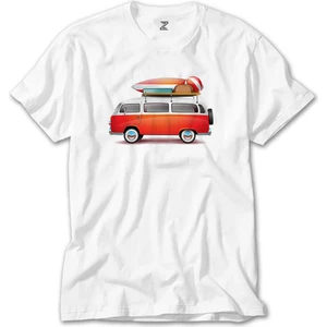 Crows Gate Volkswagen Karavan Holiday Beyaz Tişört