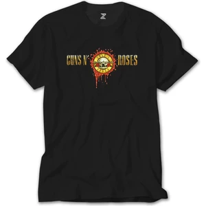 Crows Gate Guns N Roses Drops Logo Siyah Tişört