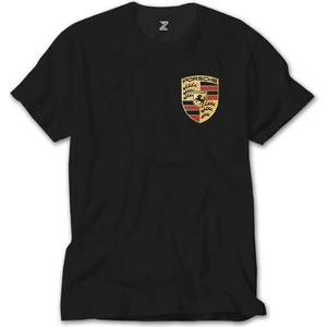 Crows Gate Porsche Logo Siyah Tişört