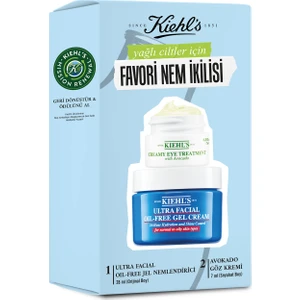 Ultra Facial Oil Free Cream - Avokadolu Göz Kremi Nem İkilisi Seti