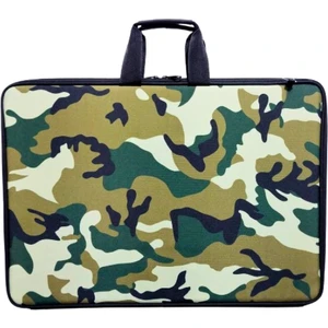 Askılı, Fermuarlı 35X50 Resim Çantası Su Geçirmez Ketenli Kumaş 35X50 Proje Çantası Kamufilaj