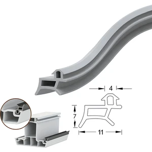 Pimapen Pvc Kapı Pencere Fitili Contası 25 Metre Gri 25 Metre Gri Kapı Pencere