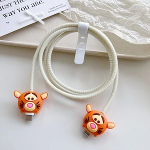 Iphone Samsung Oppo Xiaomi Uyumlu Spiral 3 In 1 Kablo Koruma Spiral ve Uçları 3D Kablo Koruyucu Set