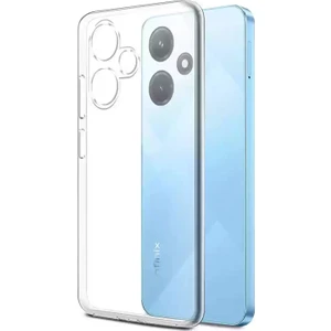 Infinix Hot 30 Play Kılıf Şeffaf Kamera Korumalı Esnek Yumuşak Silikon