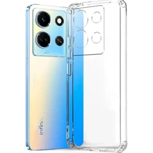 Infinix Note 30 Pro Kılıf Şeffaf Kamera Korumalı Esnek Yumuşak Silikon