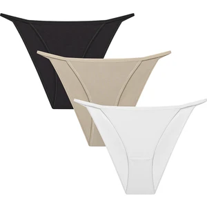 Strappy 3lü Çok Renkli Slip Külot