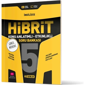 Hız Yayınları (Sınıf: 5) Hibrit İngilizce  Soru Bankası